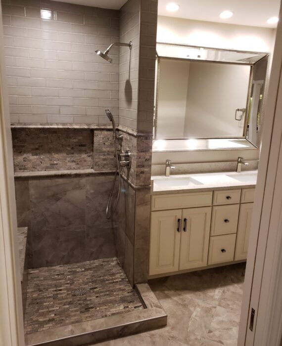 walk in shower