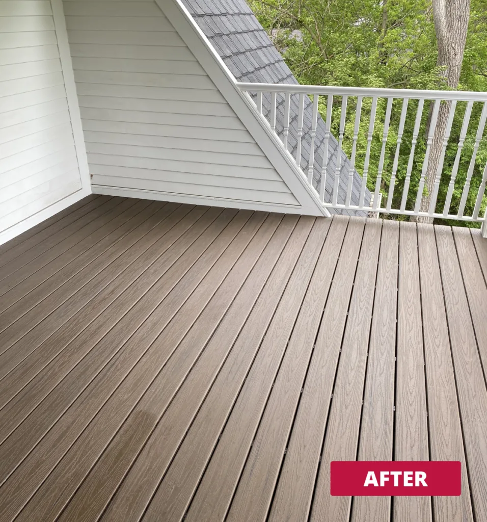 DECK INSTALLATION chicago after